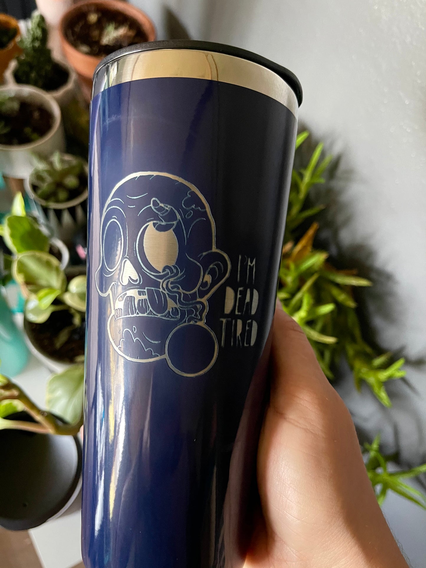 22oz steel insulated tumbler - Engraved - Retail Restock