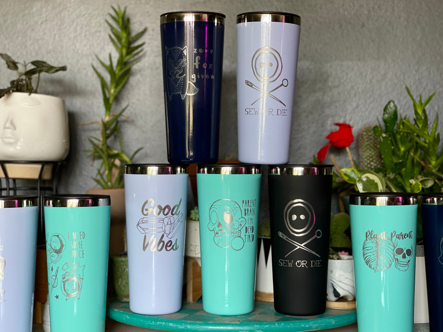 22oz steel insulated tumbler - Engraved - Retail Restock