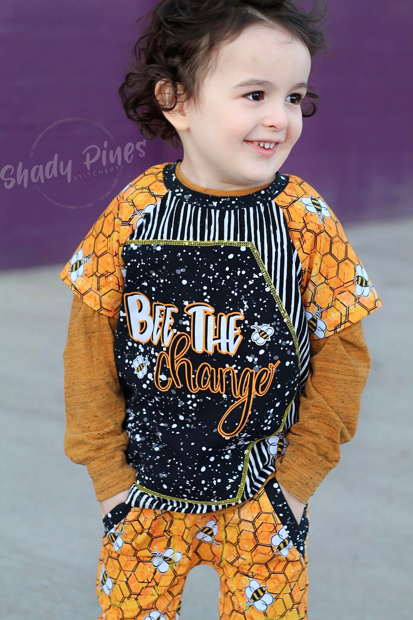 Hedgies, Bees or Succulents kid panels - Cotton Lycra - Round AA Retail Hedgehog and Bees