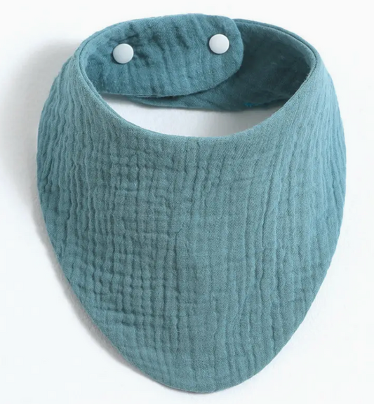 Blue Dusk New Design Cute Baby Cotton Double Layer Gauze Towel Bibs by For Boys & Girls gift