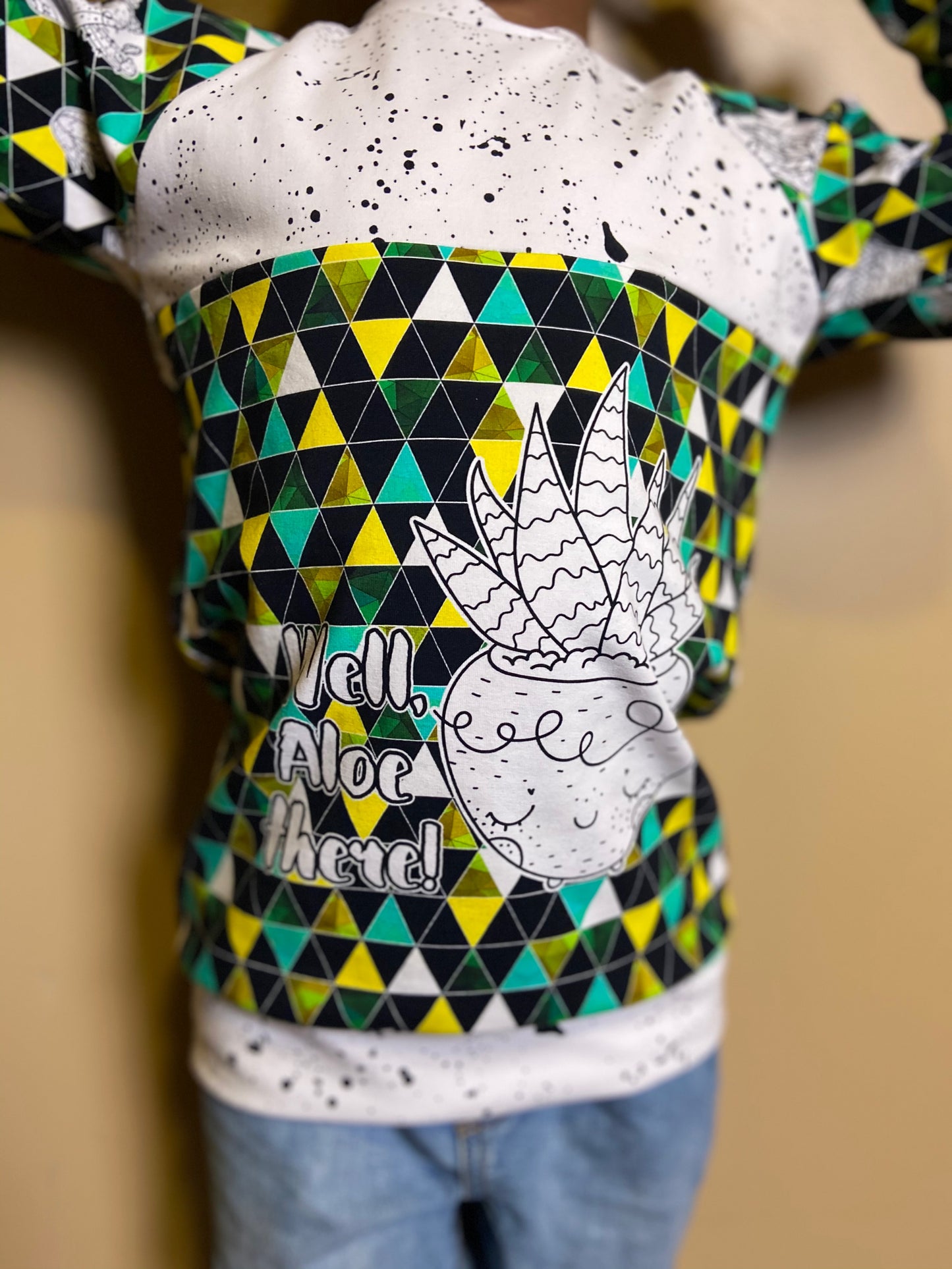 Hedgies, Bees or Succulents kid panels - Cotton Lycra - Round AA Retail Hedgehog and Bees