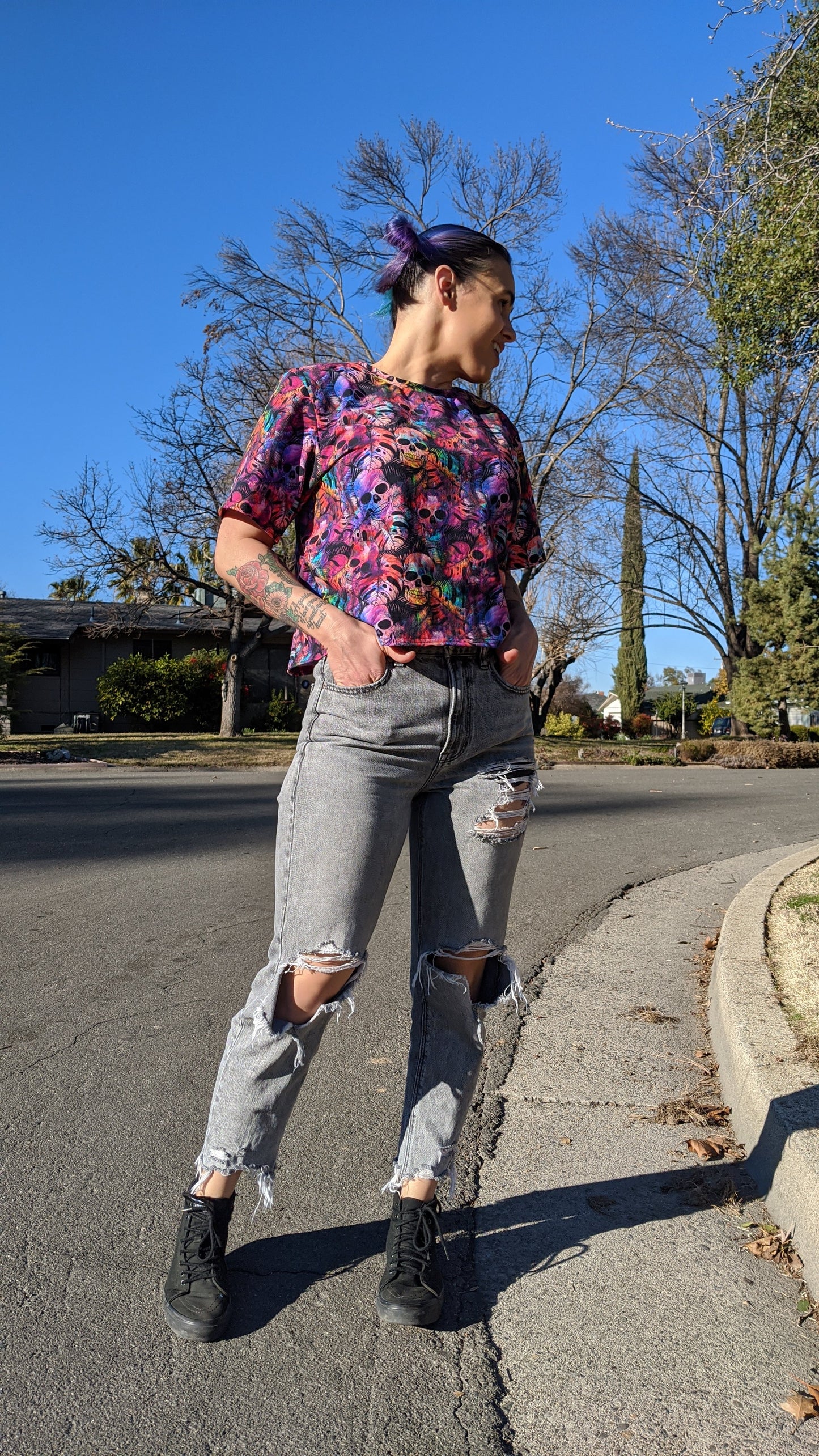Bamboo Lycra - Round FF - all main prints and FH sets are listed here - monstera skulls, powder rainbow, neutral skulls, hearts, rainbows and more! Retail