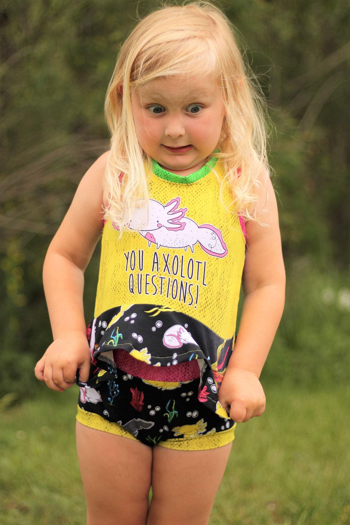 Round BB - Cotton Lycra Panels for Stem Kids & Axolotls - Retail