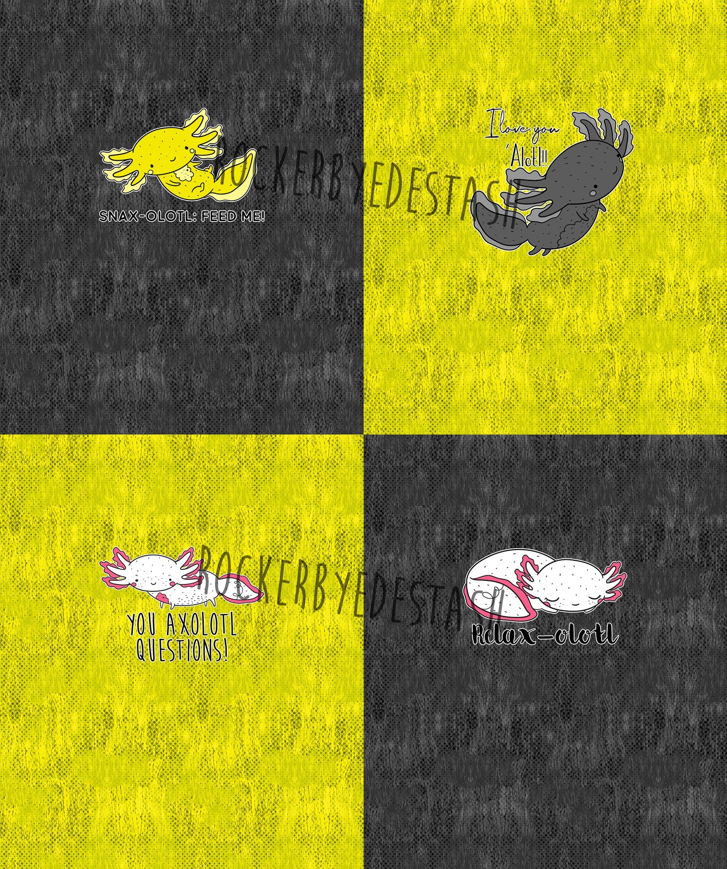 Round BB - Cotton Lycra Panels for Stem Kids & Axolotls - Retail