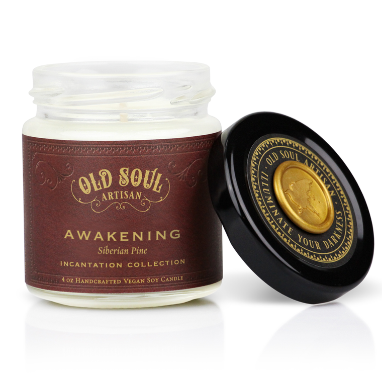 Old Soul Artisan folklore candles 4oz or 9oz vegan soy gift