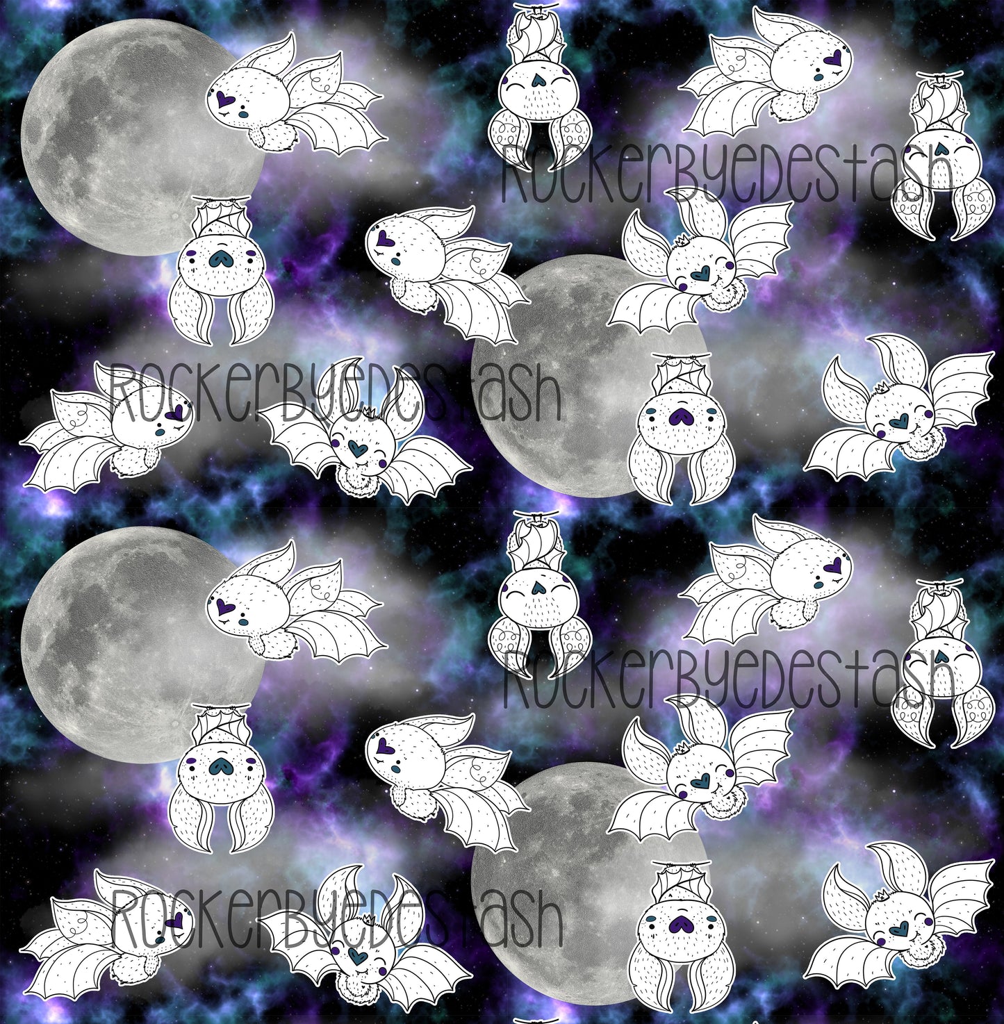 Minky - Round CC Preorder - Rerun Halloween Prints - Zombies, Skulls, Stars