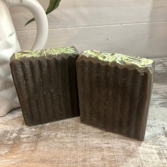Tobacco Leaf scented Handmade Soap 4 oz. Bar