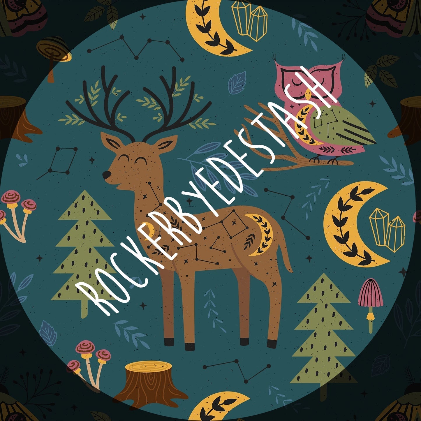 Minky - Round OO - Skulls & Shrooms, Magical Forest, New Wilderness & Hedgies - Fabric Retail