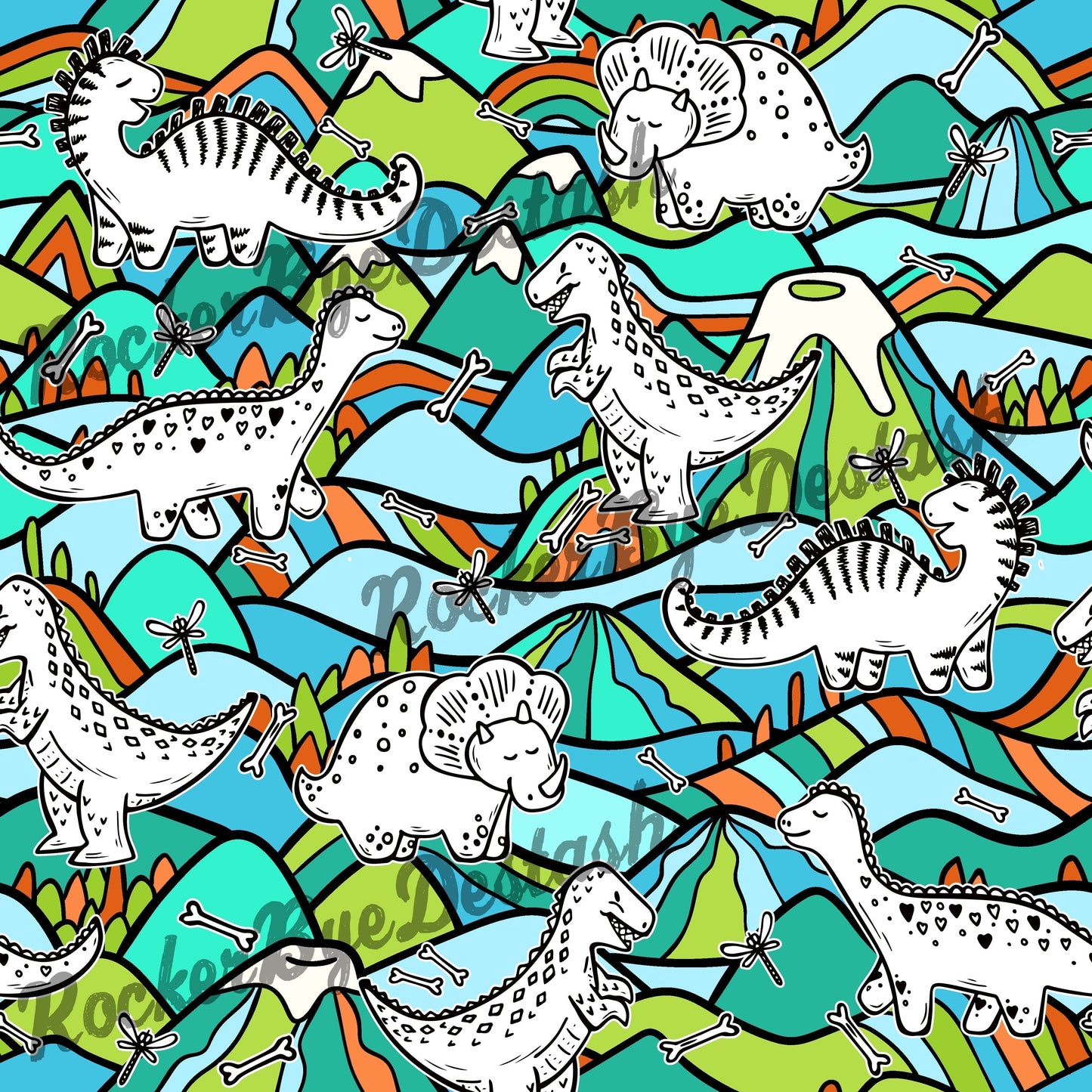 MInky - Round VV ReRun round 30 + prints to choose from - fabric from RockerByeDestash Retail