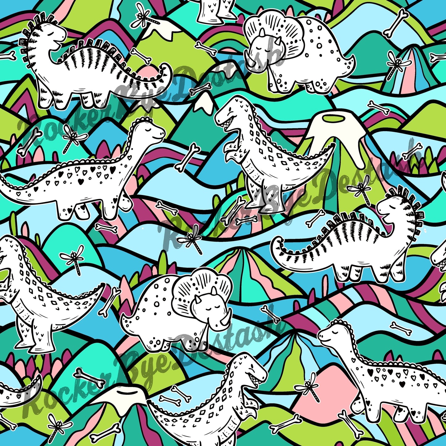 MInky - Round VV ReRun round 30 + prints to choose from - fabric from RockerByeDestash Retail