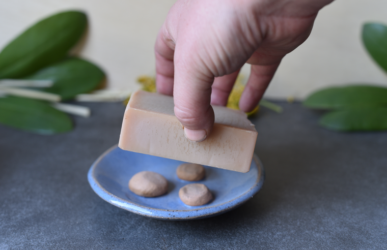 Soap Dishes With Pebbles by Mud & Maker