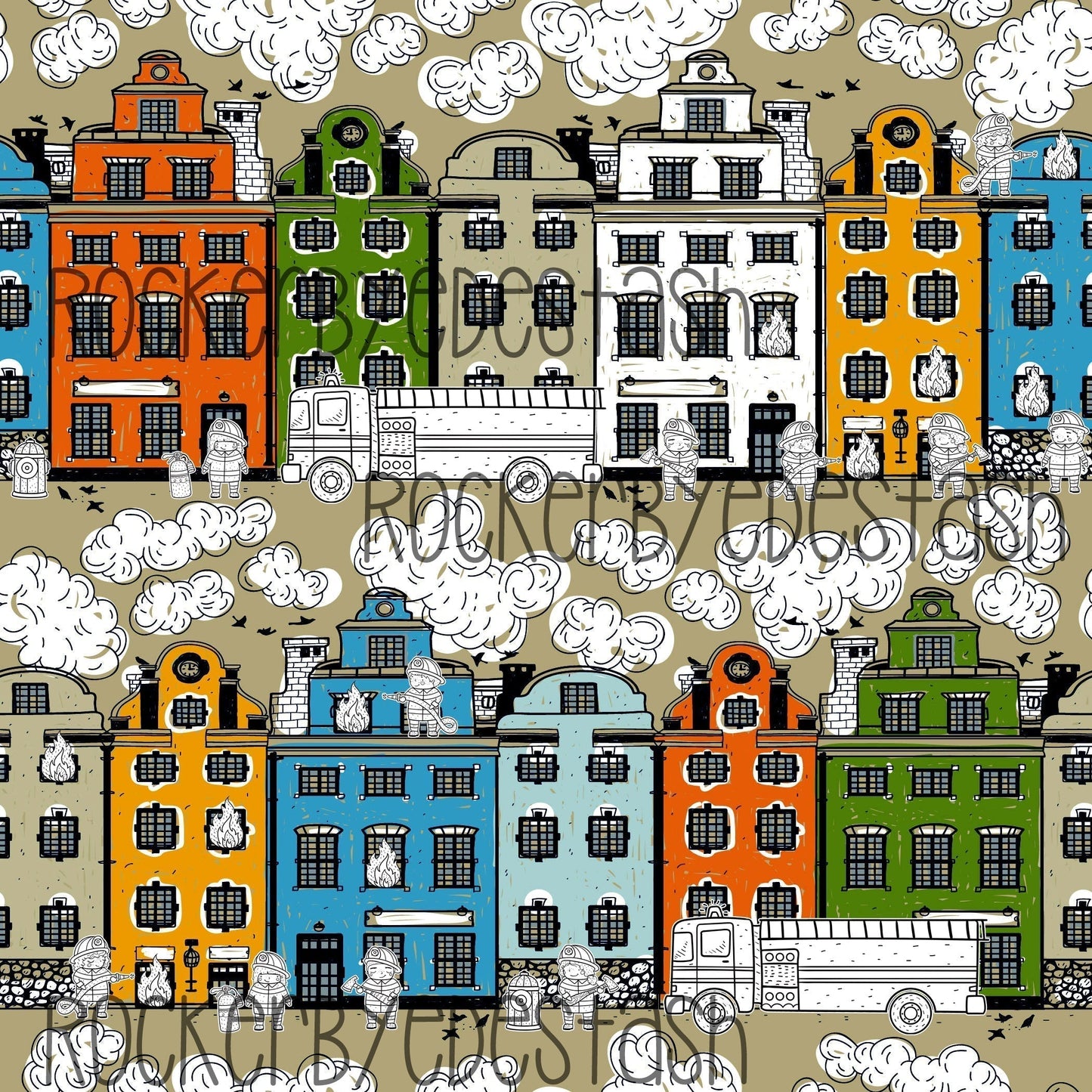 MInky - Round VV ReRun round 30 + prints to choose from - fabric from RockerByeDestash Retail