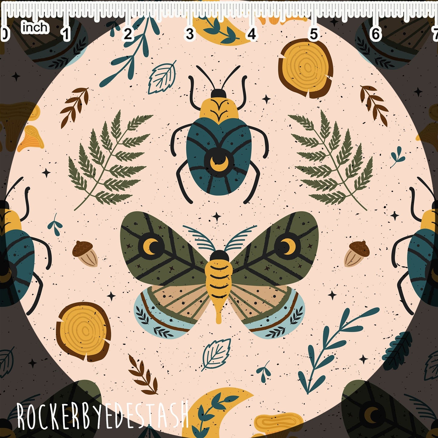 Minky - Round SS Halloween Patriarchy Retail Fabric Round