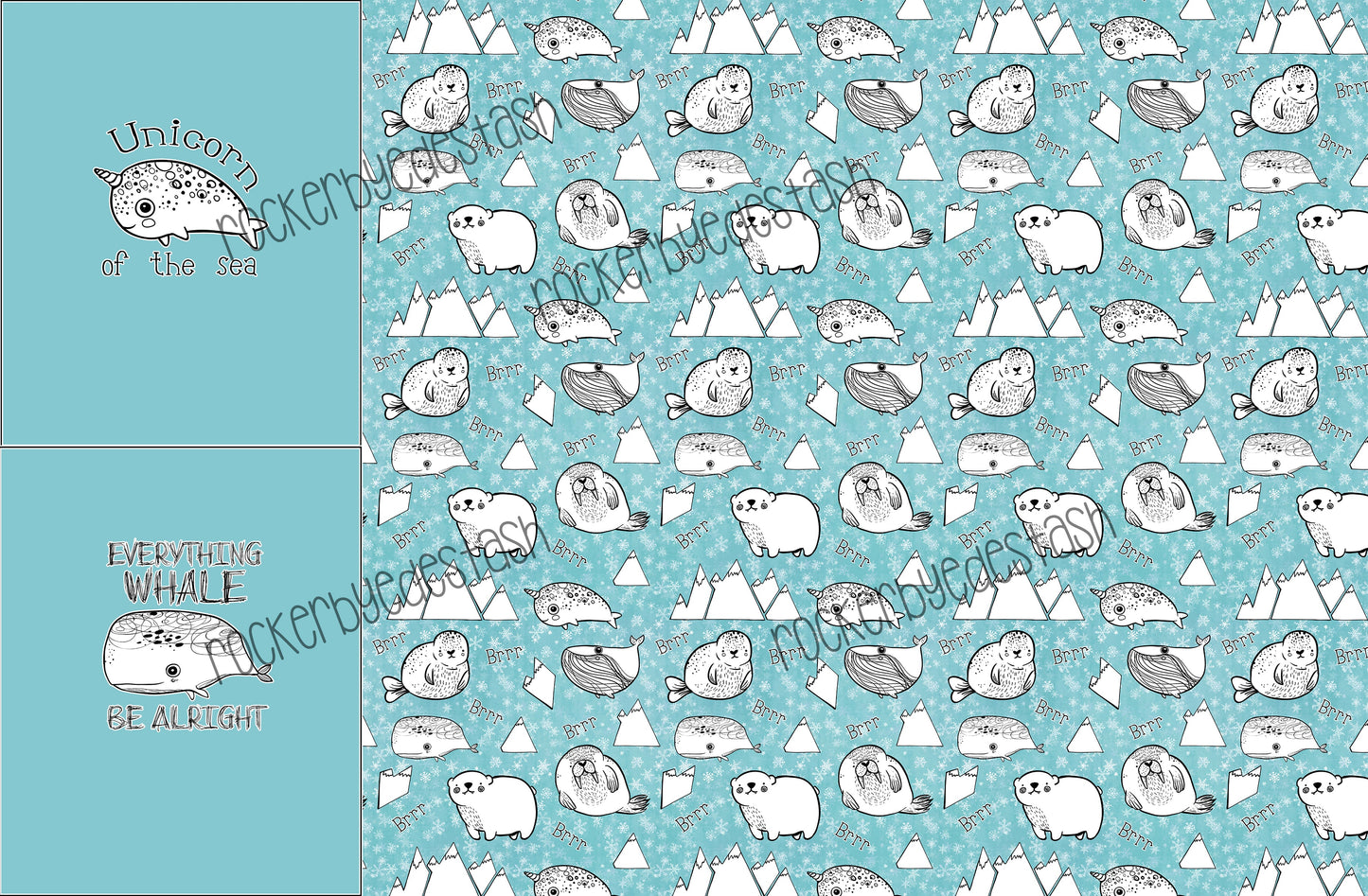 Cotton Lycra Holiday Print Panel Sets - Retail Round TT - Multiple sets designs listed here