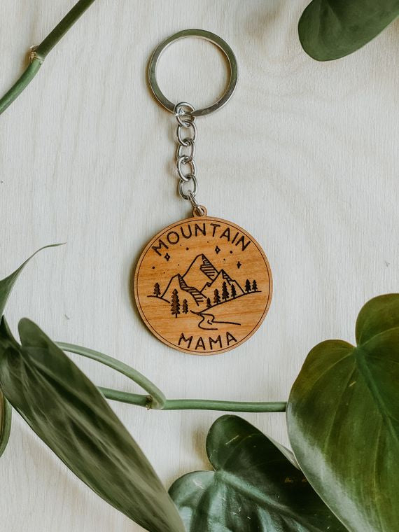 Mountain Mama Keychain by Knotted  - gift