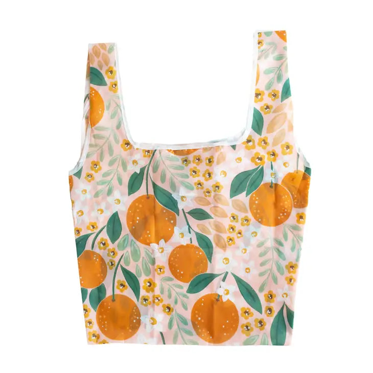 Oranges Reusable Bag by Elyse Breanne Design Grocery Shopping Gift