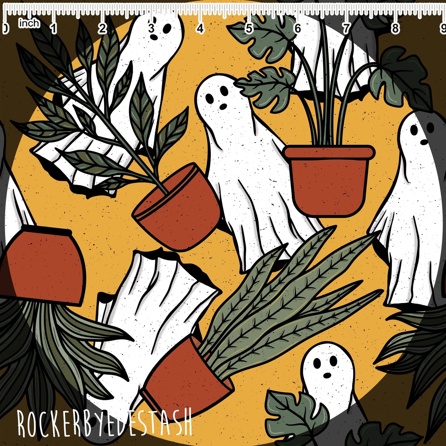 Minky - Round SS Halloween Patriarchy Retail Fabric Round