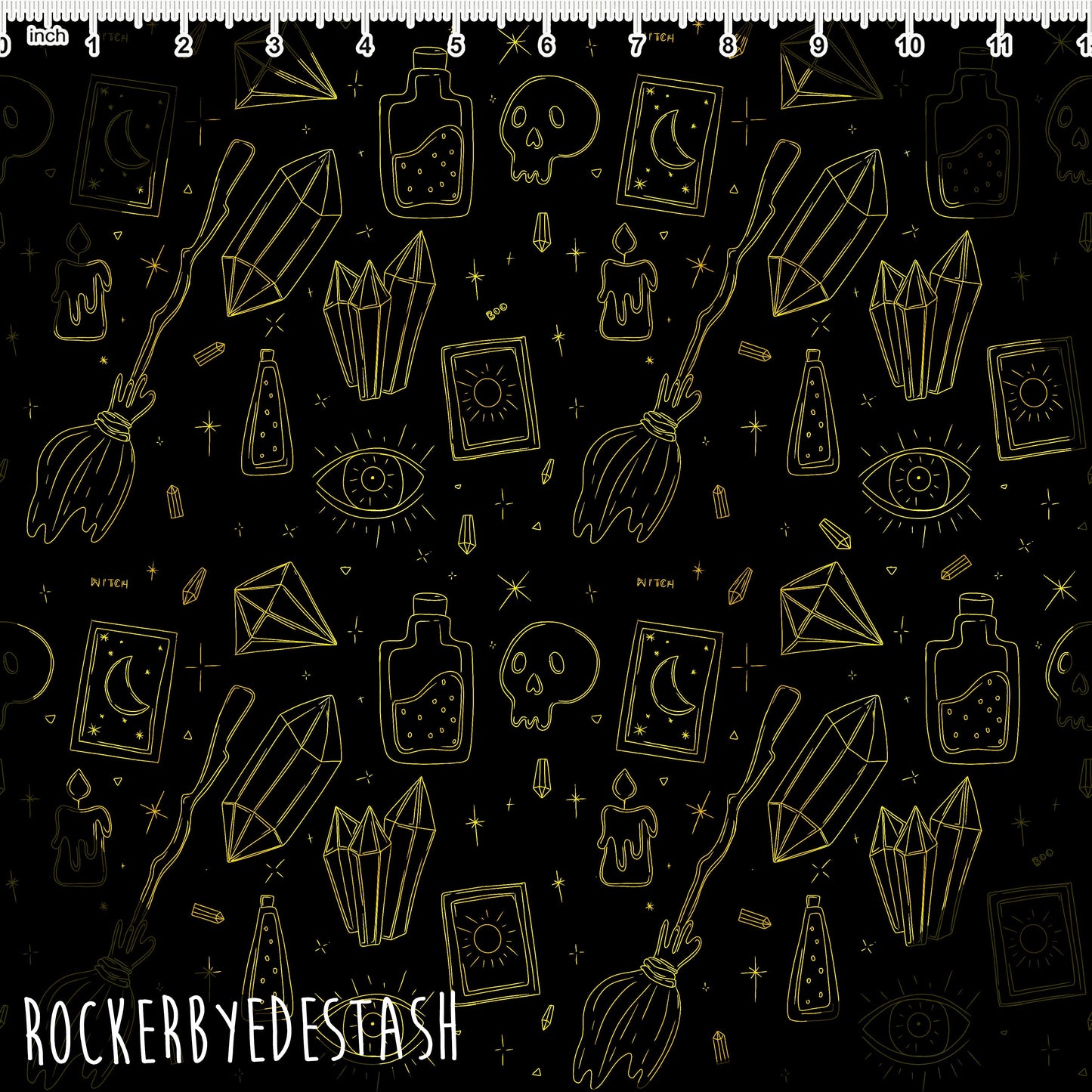 Minky - Round SS Halloween Patriarchy Retail Fabric Round