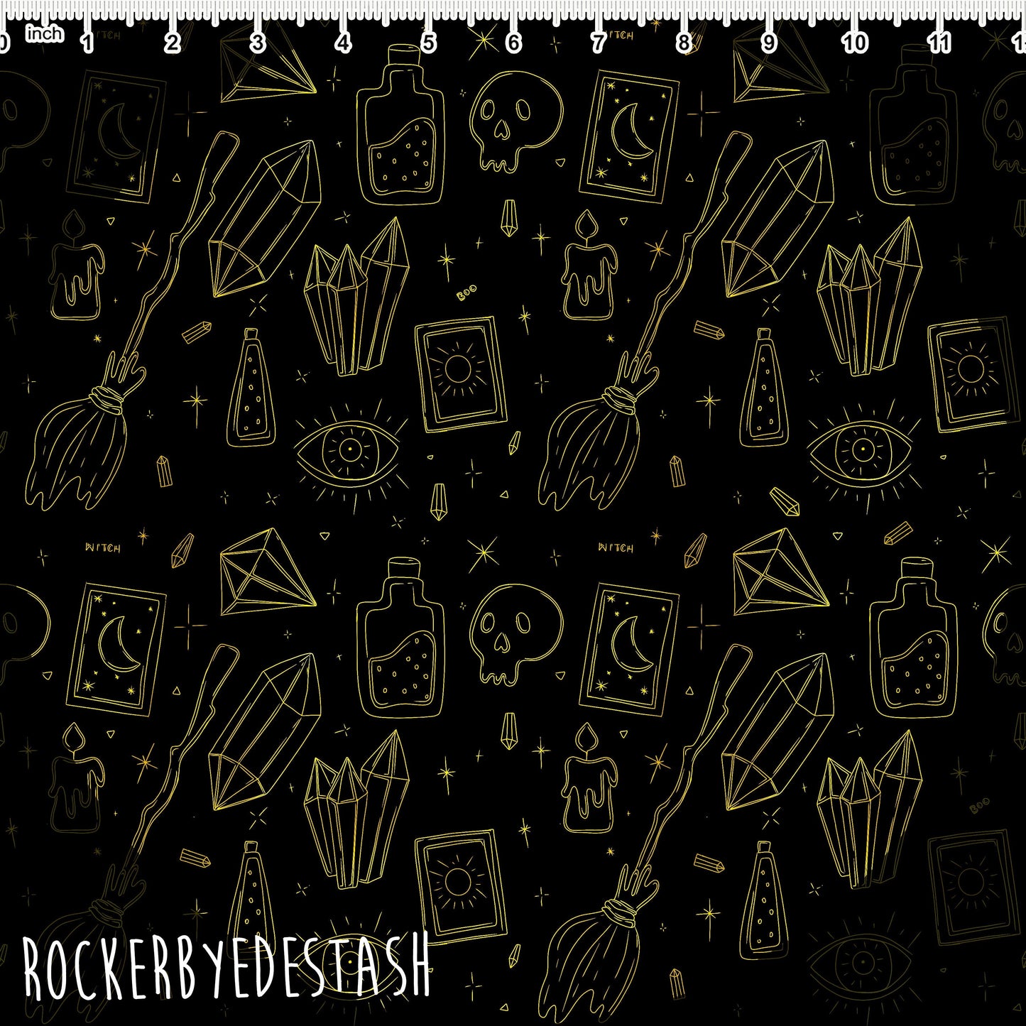 Bamboo Lycra - Round SS Halloween Patriarchy Retail Fabric Round
