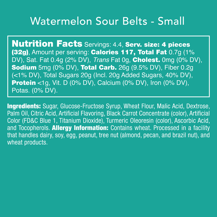 Watermelon sour belts - Retail Swag candy