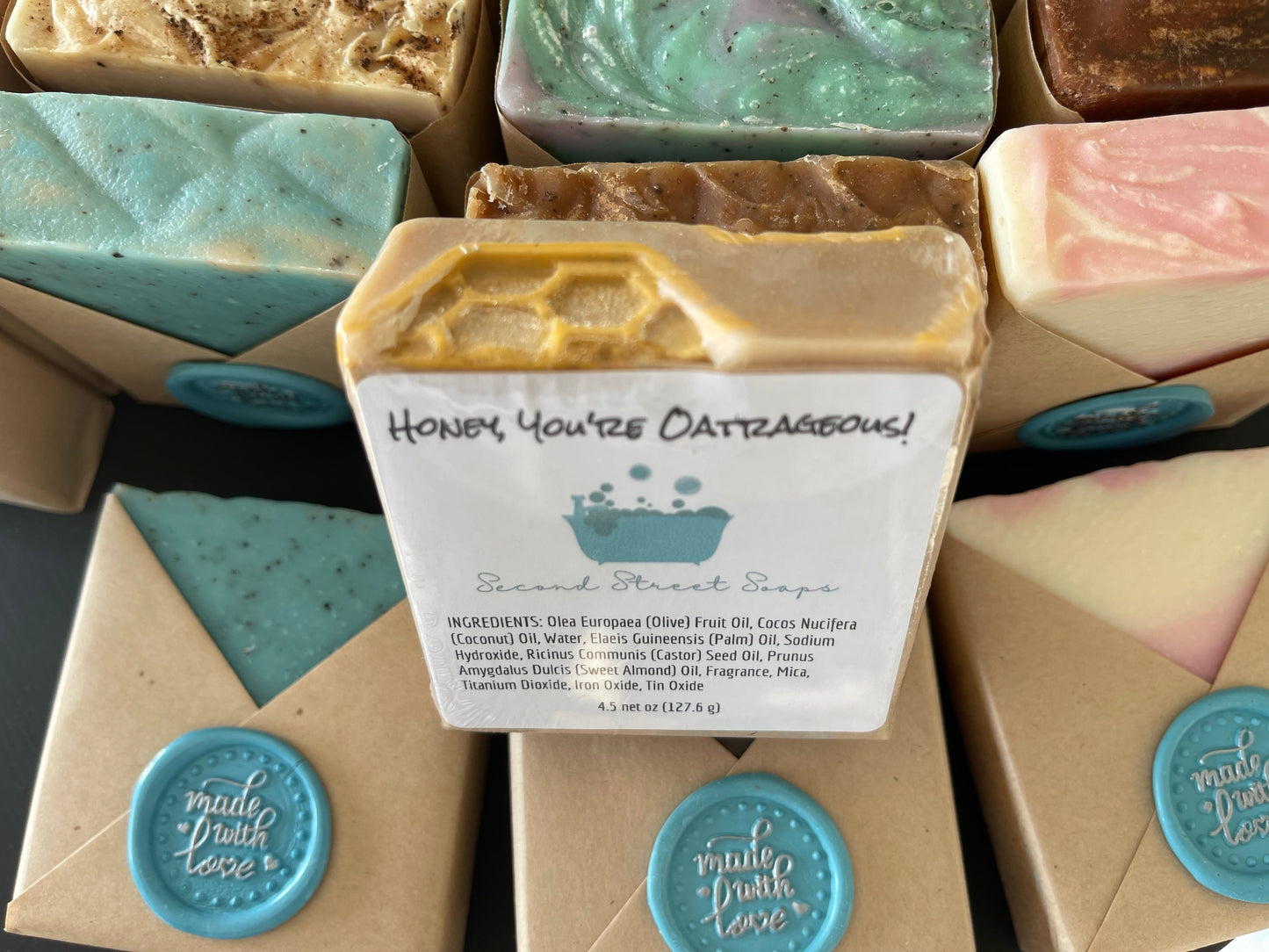 Hand poured bars of soap by Second Street Soap choose your scent