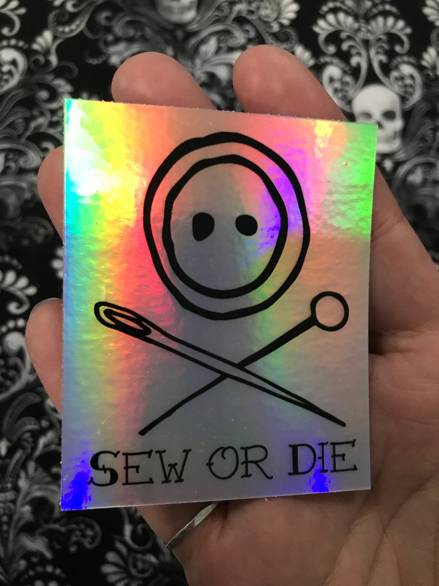 Holographic Vinyl Stickers - Swag - 3x3 ready to ship w/ orders