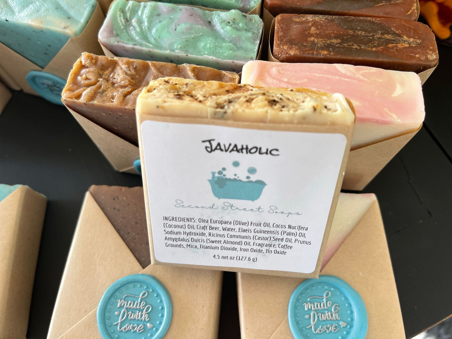Hand poured bars of soap by Second Street Soap choose your scent