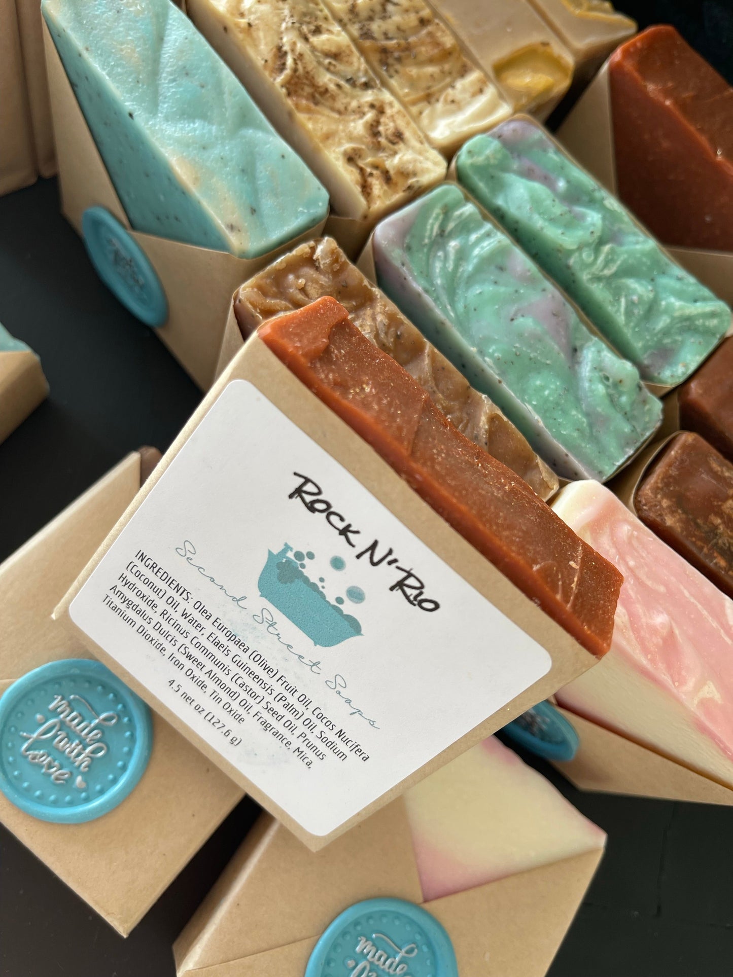 Hand poured bars of soap by Second Street Soap choose your scent