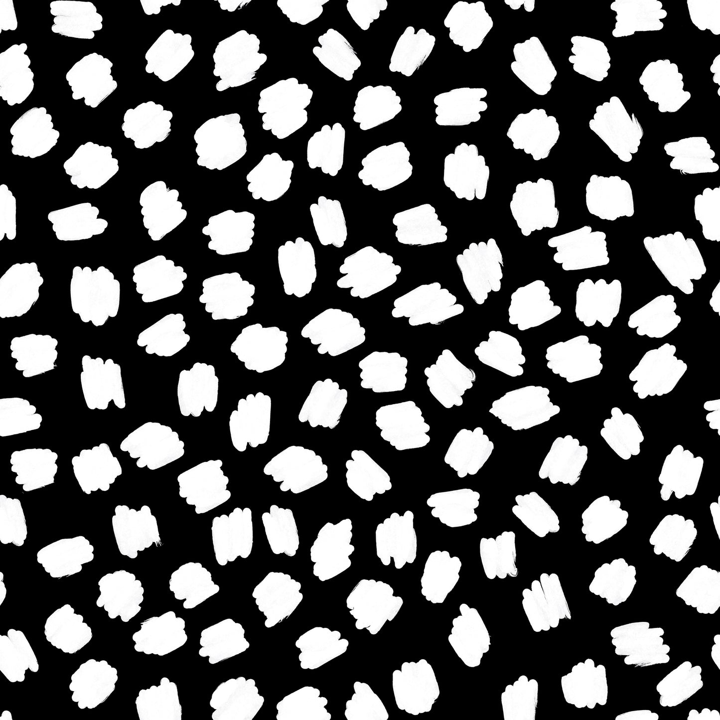 French Terry ACCENT prints - Retail -  1 yard per quantity Coordinate designs Black and white