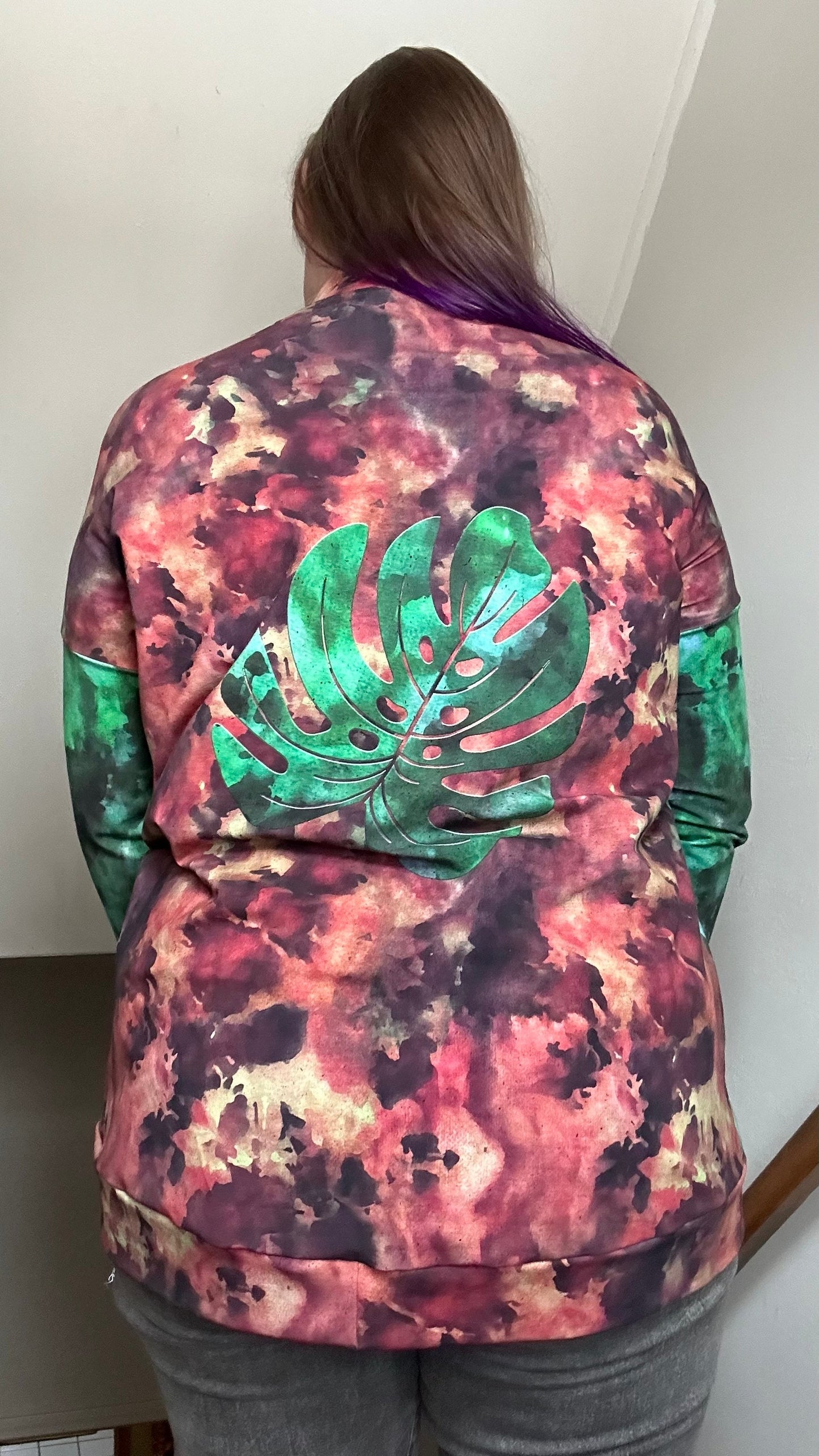 Bamboo Lycra - Ice Dye Prints - Fabric RETAIL Round WW by the yard