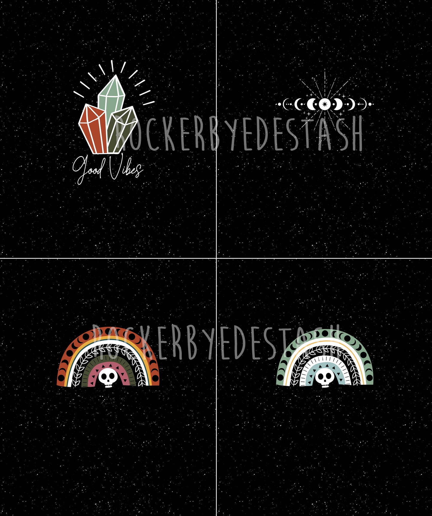 Cotton Lycra Panels - Round SS Halloween & Patriarchy Fabric Retail