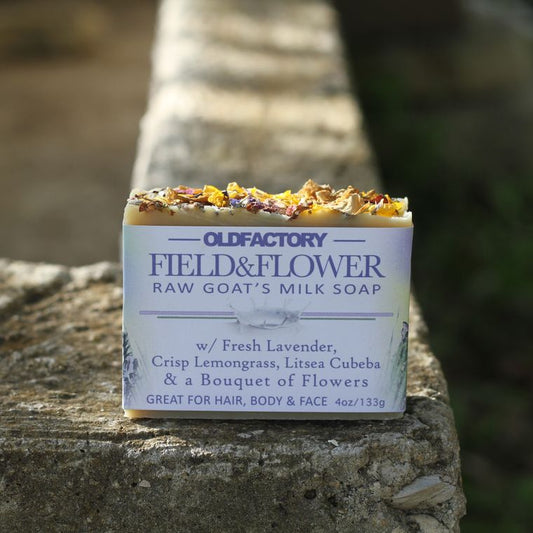 Field & Flower Goats Milk Soap by Old Factory Soap