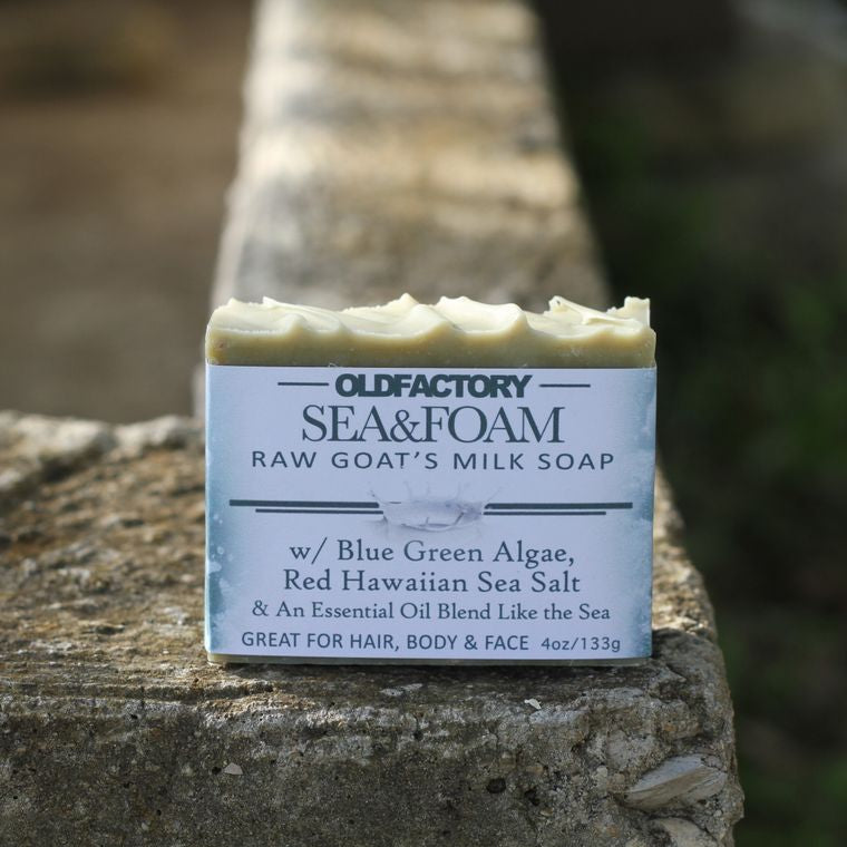 Sea & Foam Goats Milk Soap by Old Factory Soap