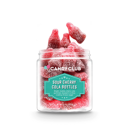 Sour Cherry Cola Bottles - Retail Swag candy