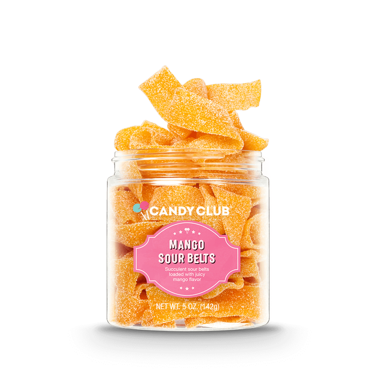 Mango Sour Belts - Retail Swag candy