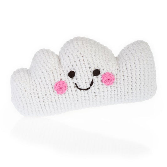 Friendly Cloud Rattle by Pebble Baby Gift