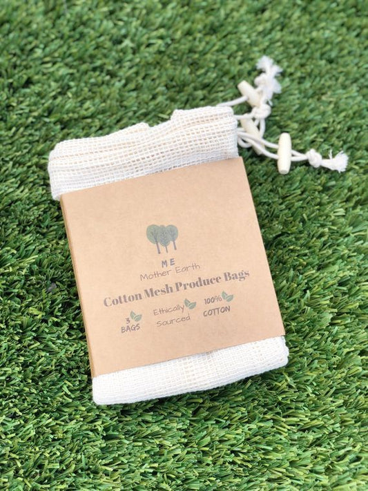 Reusable Cotton Produce Bags- 3PK by Me Mother Earth