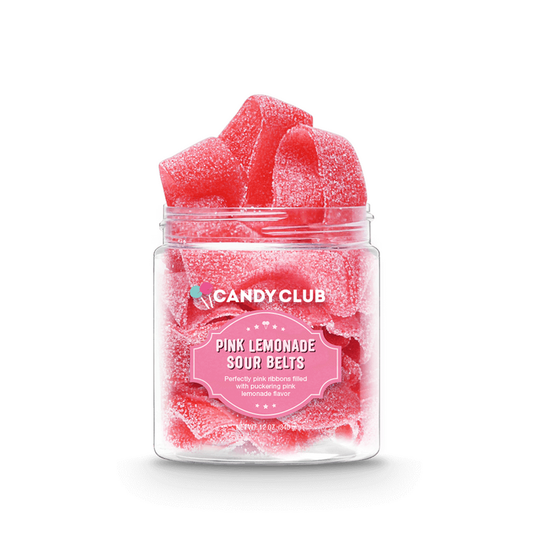 Pink Lemonade Sour Belts - Retail Swag candy