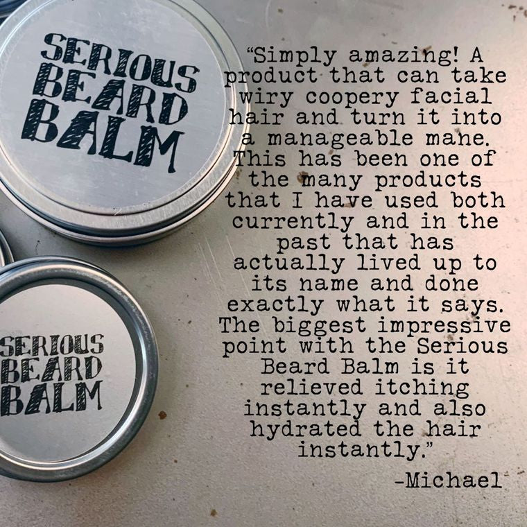 Serious Beard Balm lotion - Small - gift swag