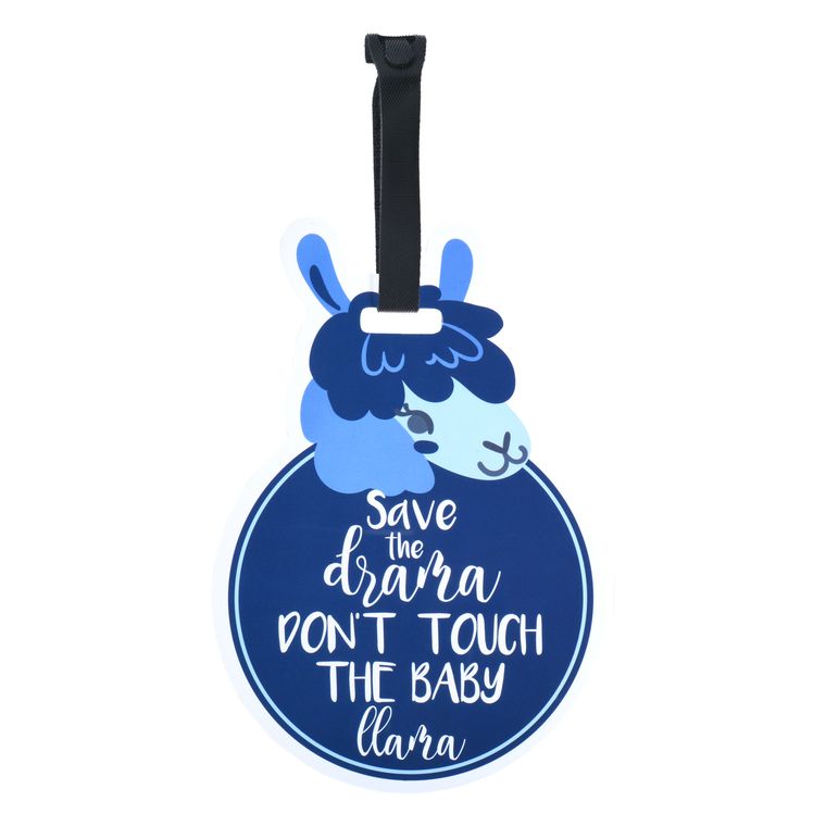 Blue Llama Tag by Three Little Tots - gift