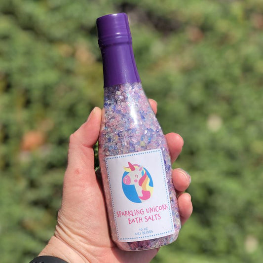 Sunflower, Unicorn or Ocean Breeze 10oz Bath Salt by Oily Blends LLC gift