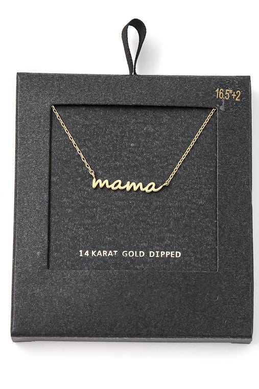 Dainty Mama mom mother Charm Necklace by AnarchyStreet gift Jewelry