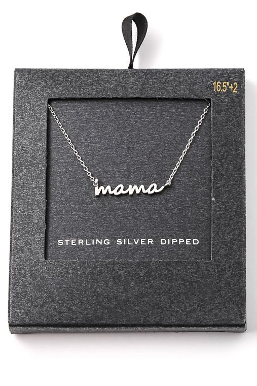 Dainty Mama mom mother Charm Necklace by AnarchyStreet gift Jewelry