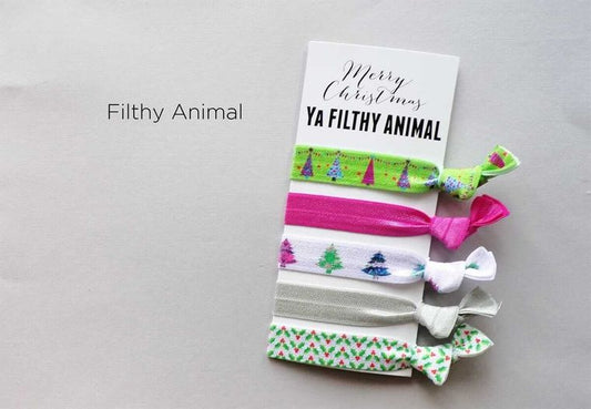 Filthy Animal Hair Ties with Card by LippyClip® gift