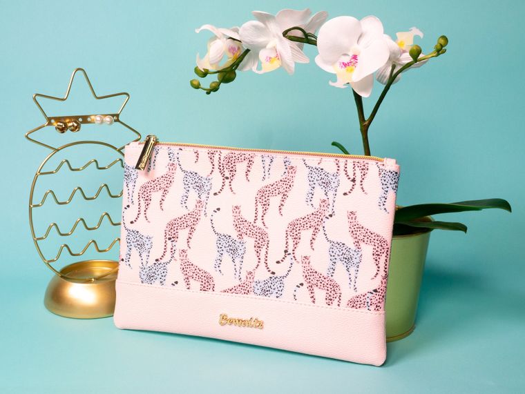 Pink Leopard Pouch gift