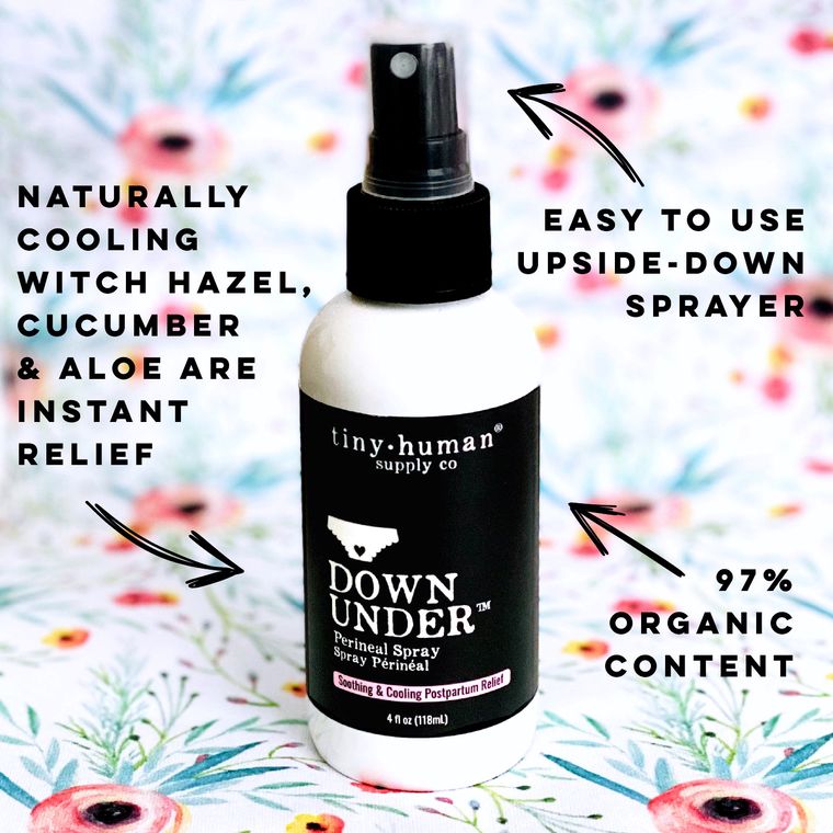 NEW! Down Under Perineal Spray - Soothing & Cooling Postpartum Relief