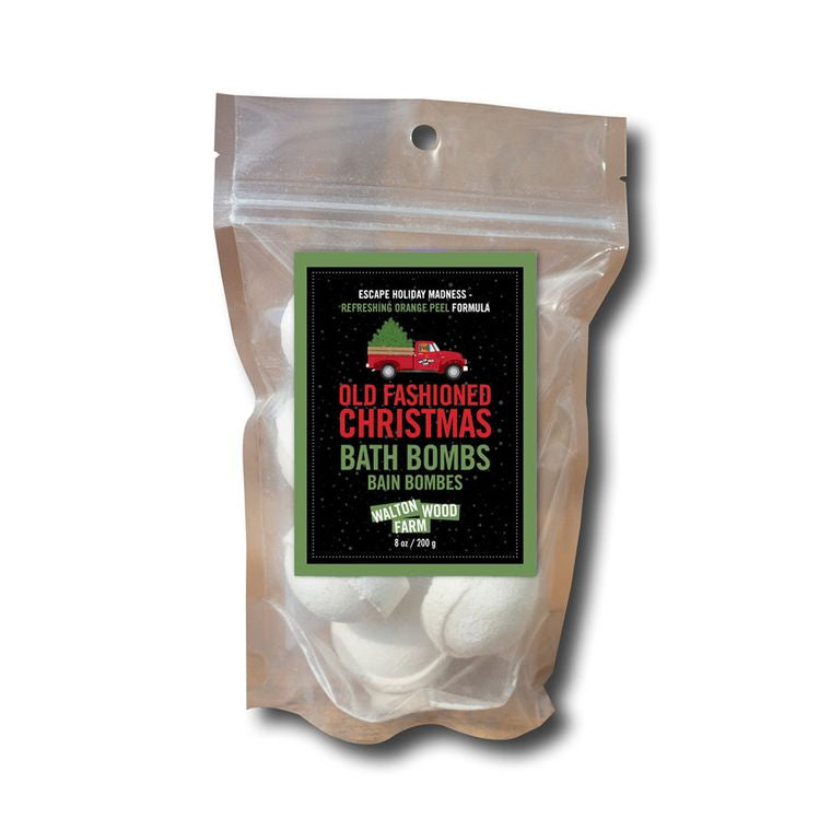 Old Fashioned Christmas Bath Bombs gift self care