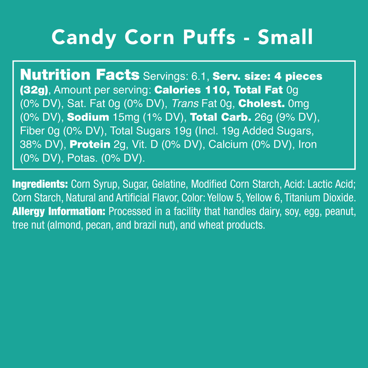 Candy Corn Puffs *HALLOWEEN COLLECTION* candy Doorbuster Deal