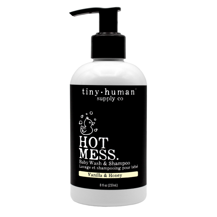 Honey & Vanilla Hot Mess Shampoo & Baby Wash 8oz