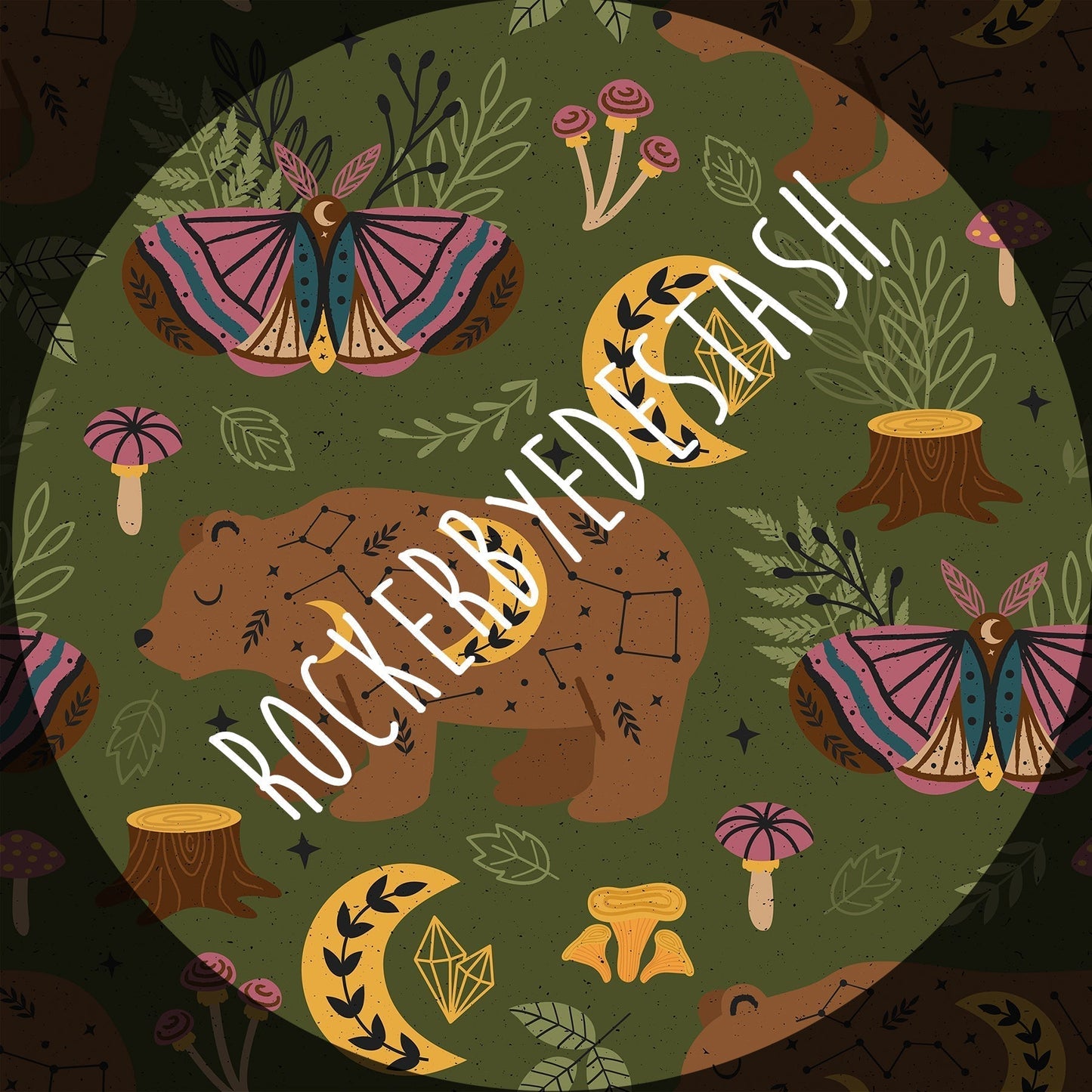 Minky - Round OO - Skulls & Shrooms, Magical Forest, New Wilderness & Hedgies - Fabric Retail